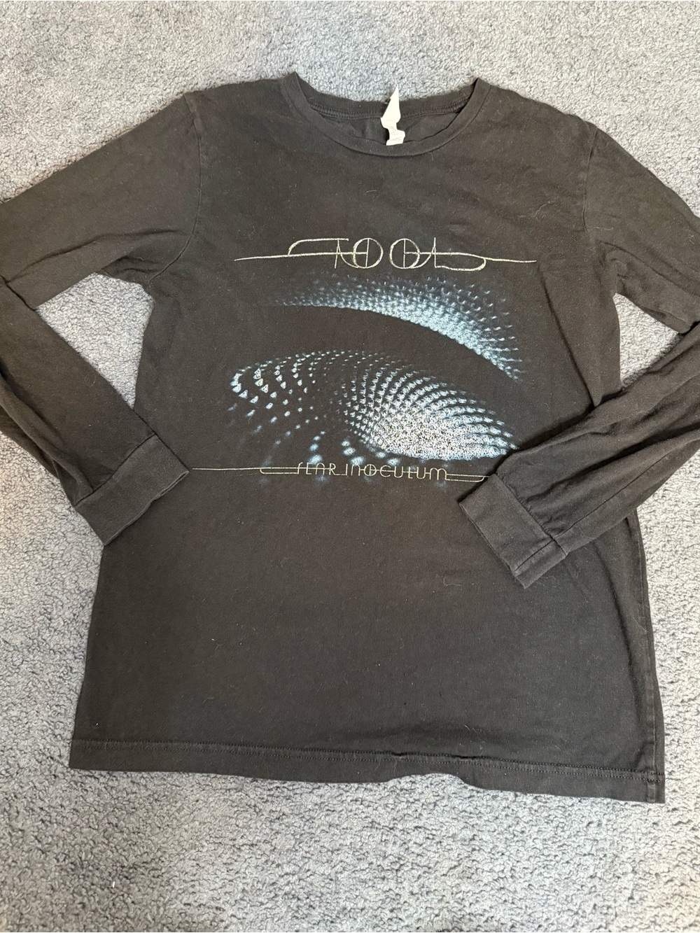 Tool Fear Inoculum Long Sleeve Band Graphic Tee Black Size Medium